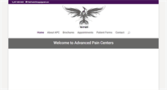 Desktop Screenshot of advancedpaincenters.org